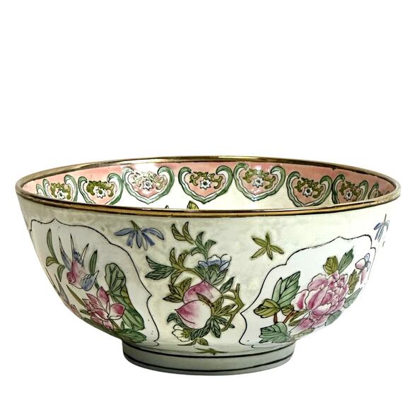Unbranded Other - Antique Reproduction Chinese Tongzhi Porcelain Bowl/Mille Fleur Style Enamel